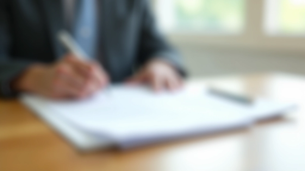 Checklist notebook with pen on wooden table, property inspection checklist items visible, natural lighting from window