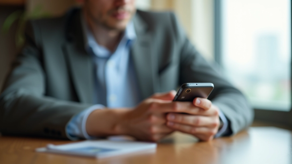 Close-up of smartphone showing low quality, blurry apartment photos compared to professional real estate photography