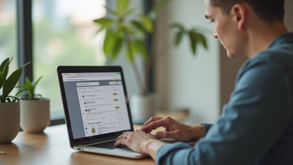 Laptop screen showing multiple rental listings with price comparisons, side by side on desk